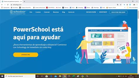 schoology inicio sesión.